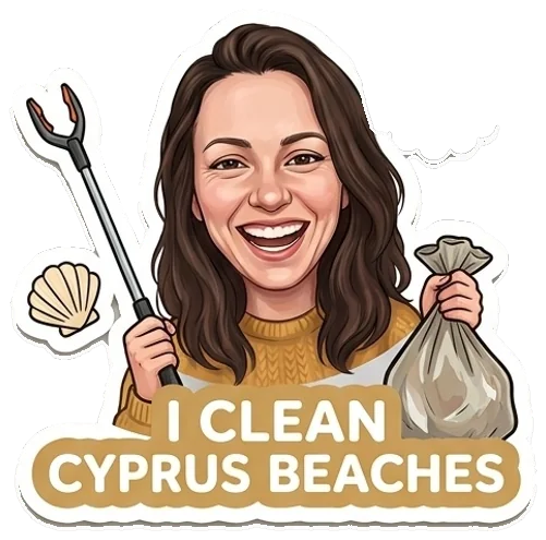 I clean Cyprus beaches