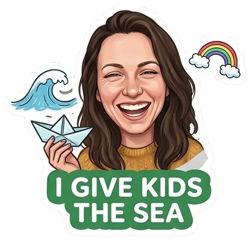 I give kids the sea