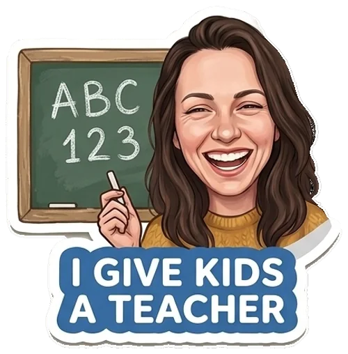 I give kids a teacher