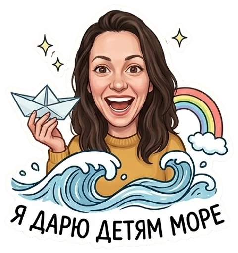Я дарю детям море